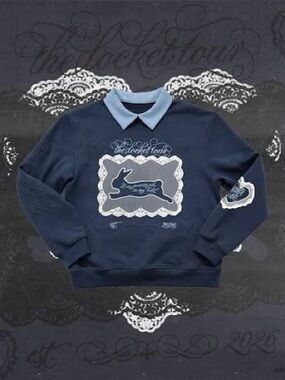 Madison Beer The Locket Tour Official Merch 2026 Collared Sweatshirt Size Small